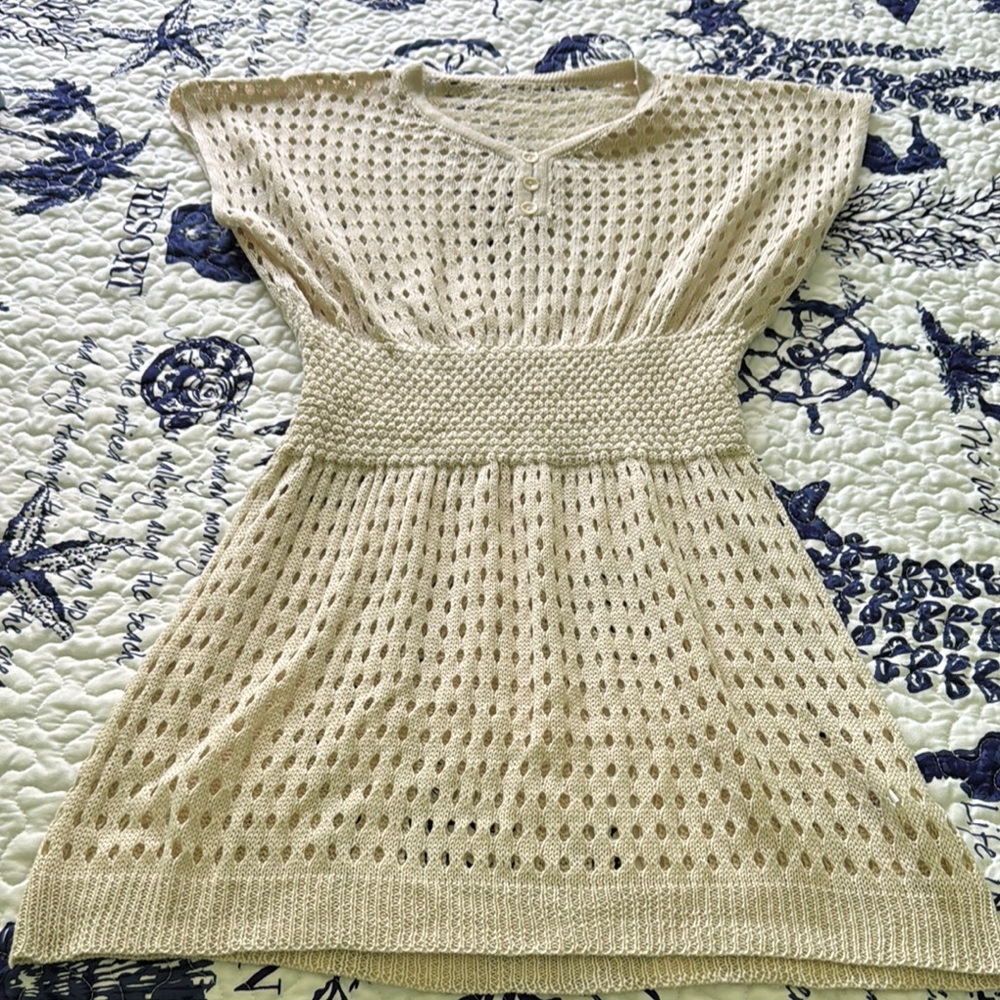LOFT Light Beige Knit Top